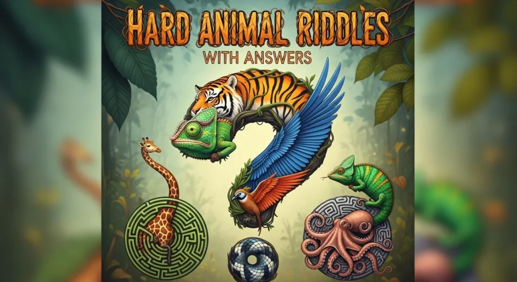 Hard Animal Riddles With Answers