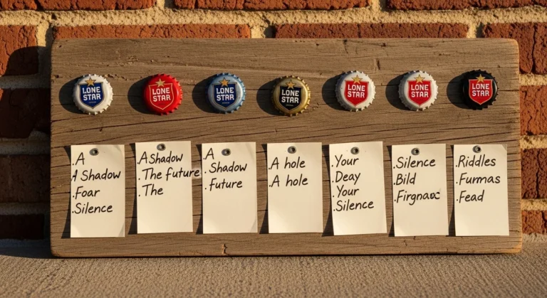 Lone Star Bottle Cap Riddles Answers