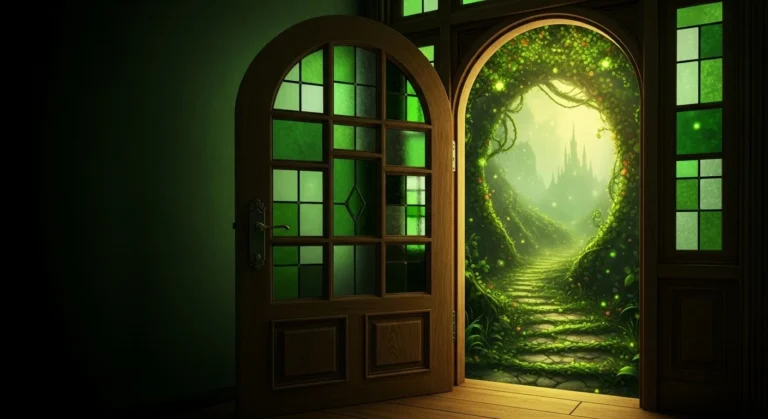 Riddles Similar to Green Glass Door