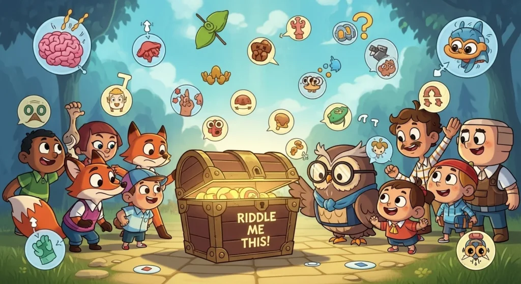 cartoon riddles