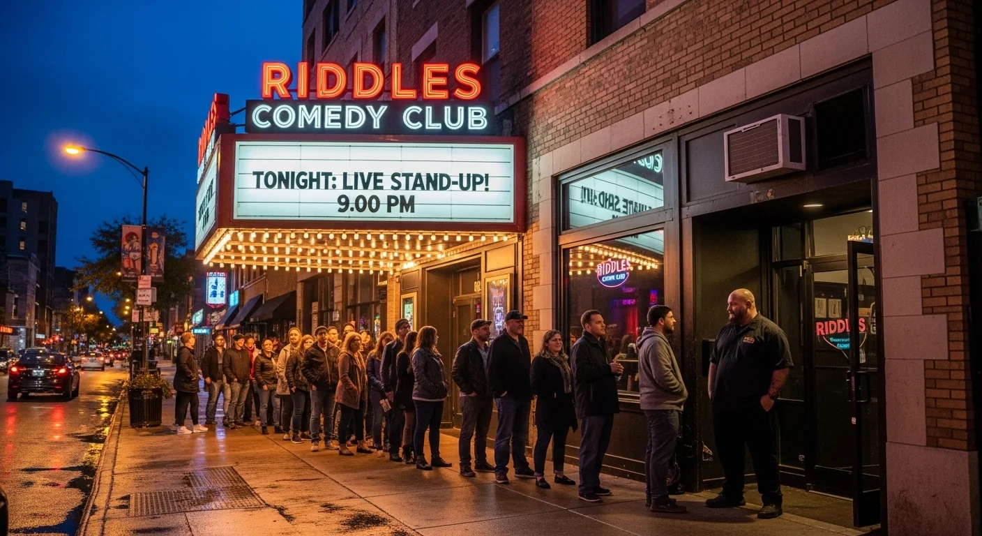 Comedian Riddle 180+ Hilarious Riddles Comedy Club Chicago: Mind-Bending Puzzles That ...