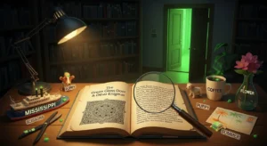 riddles like the green glass door