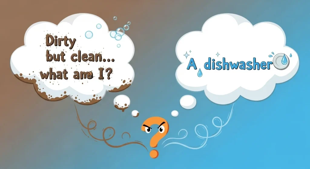 dirty but clean riddles