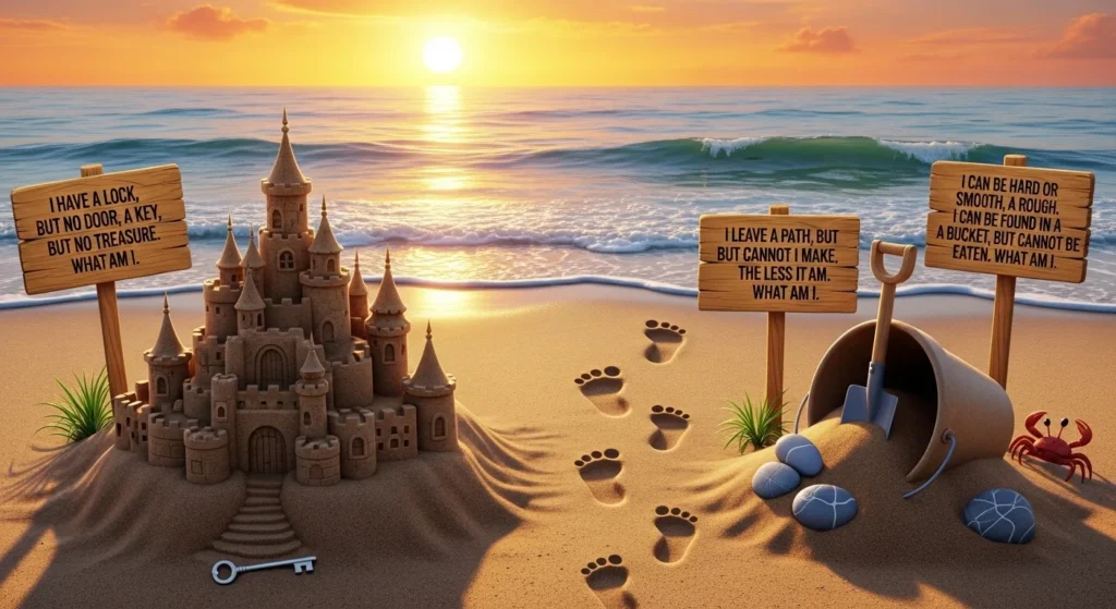 riddles about the beach