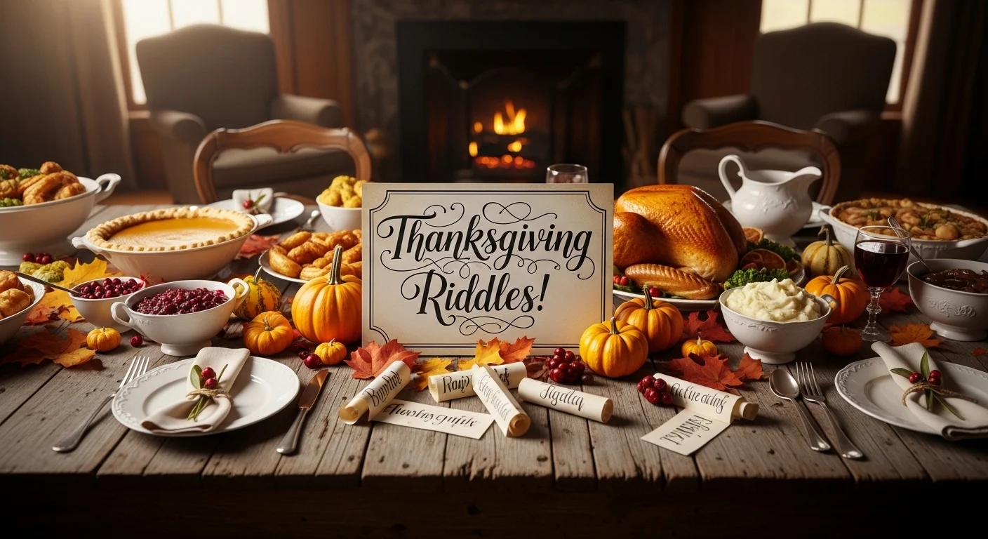 Thanksgiving Dinner Riddles 890+ Mind-Blowing Thanksgiving Riddles That Will Spark Laughter & Brain ...