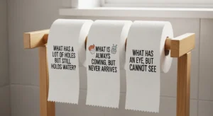 toilet paper riddles