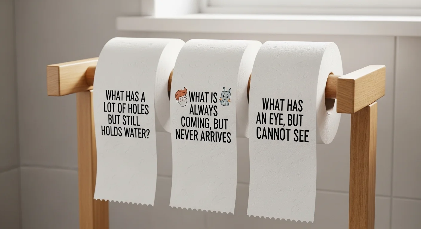 Toilet Paper Riddles 684+ Hilarious Toilet Paper Riddles With Answers That Will Roll You ...