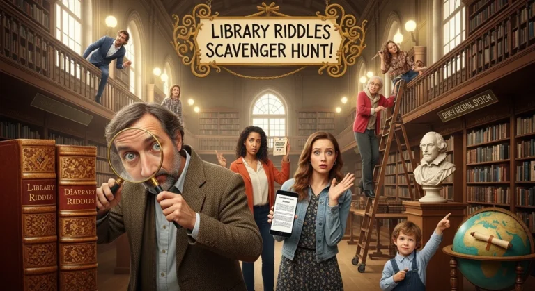 Library Riddles for Scavenger