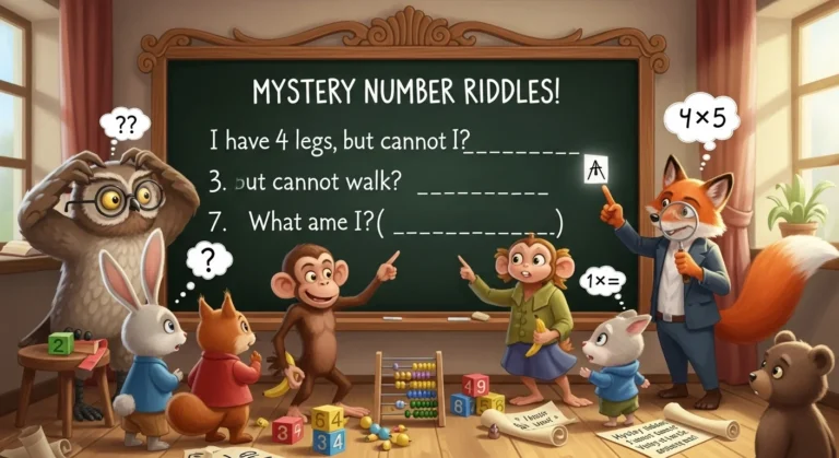 Mystery number riddles with answers