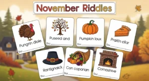 November Riddles for Students