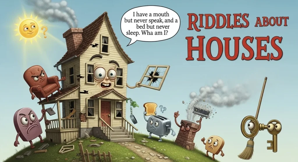 Riddles about houses