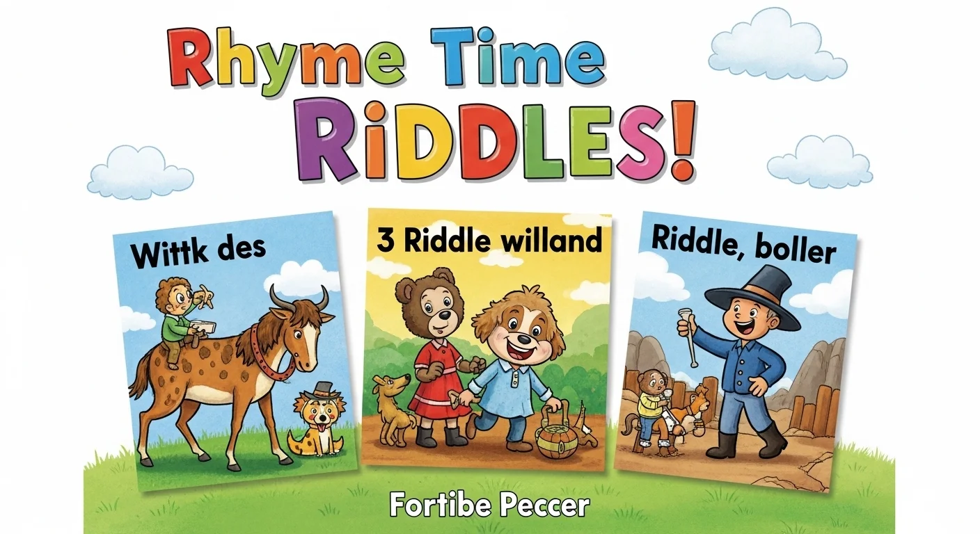 Short rhyming riddles for preschoolers