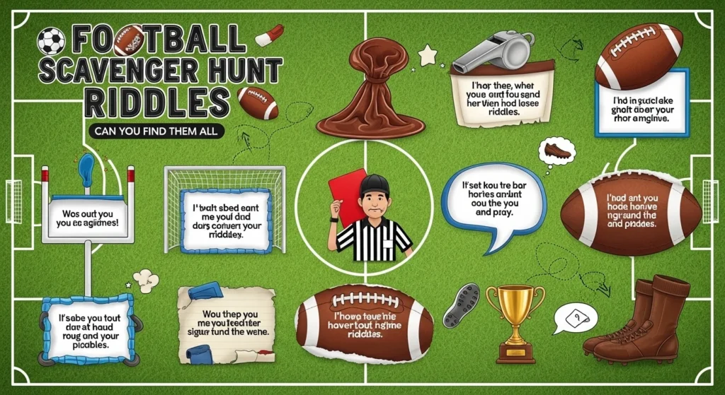 football scavenger hunt riddles