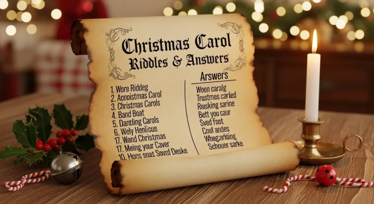 christmas carol riddles answers