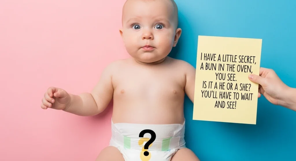 cute gender reveal riddles