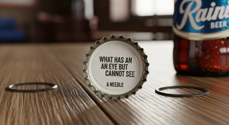 Rainier Bottle Cap Riddles
