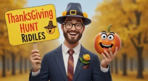 thanksgiving scavenger hunt riddles