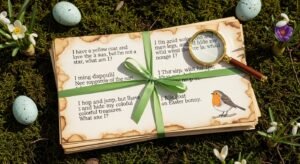 vernal scavenger hunt riddles