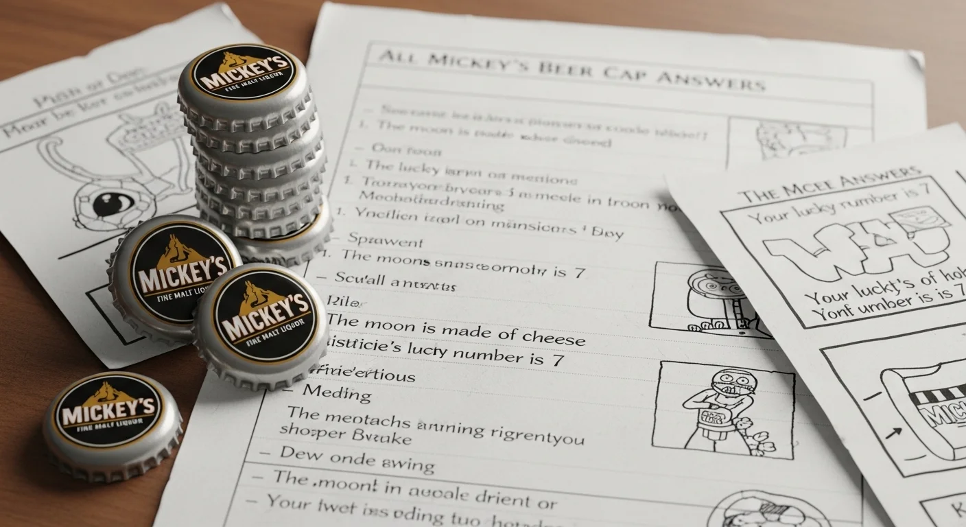 's beer cap answers pdf
