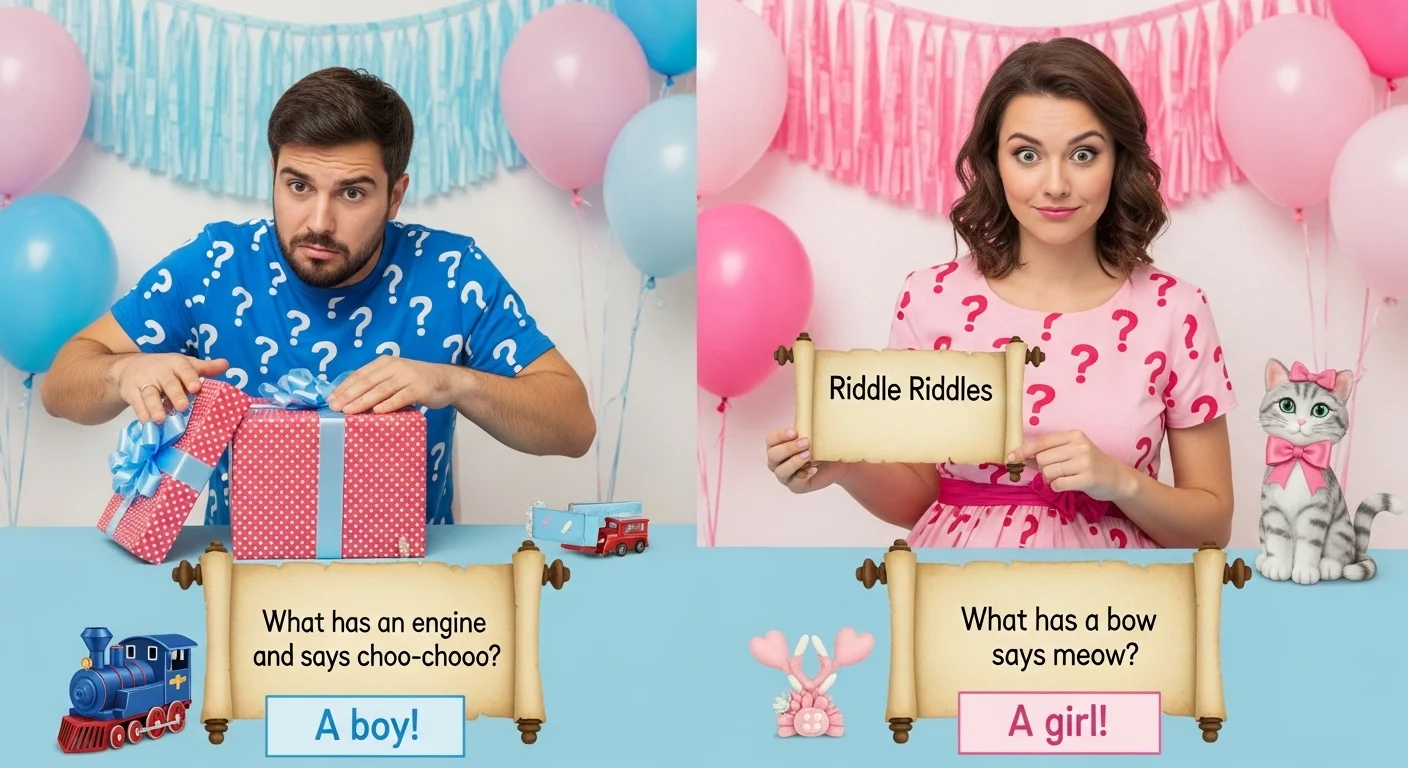 Cute gender reveal riddles with answers