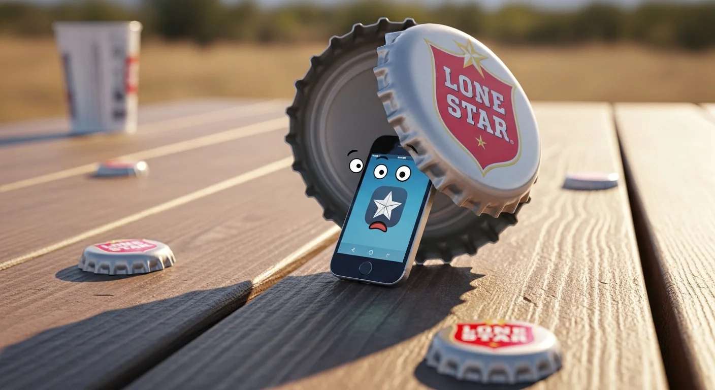 Lone Star bottle Cap app