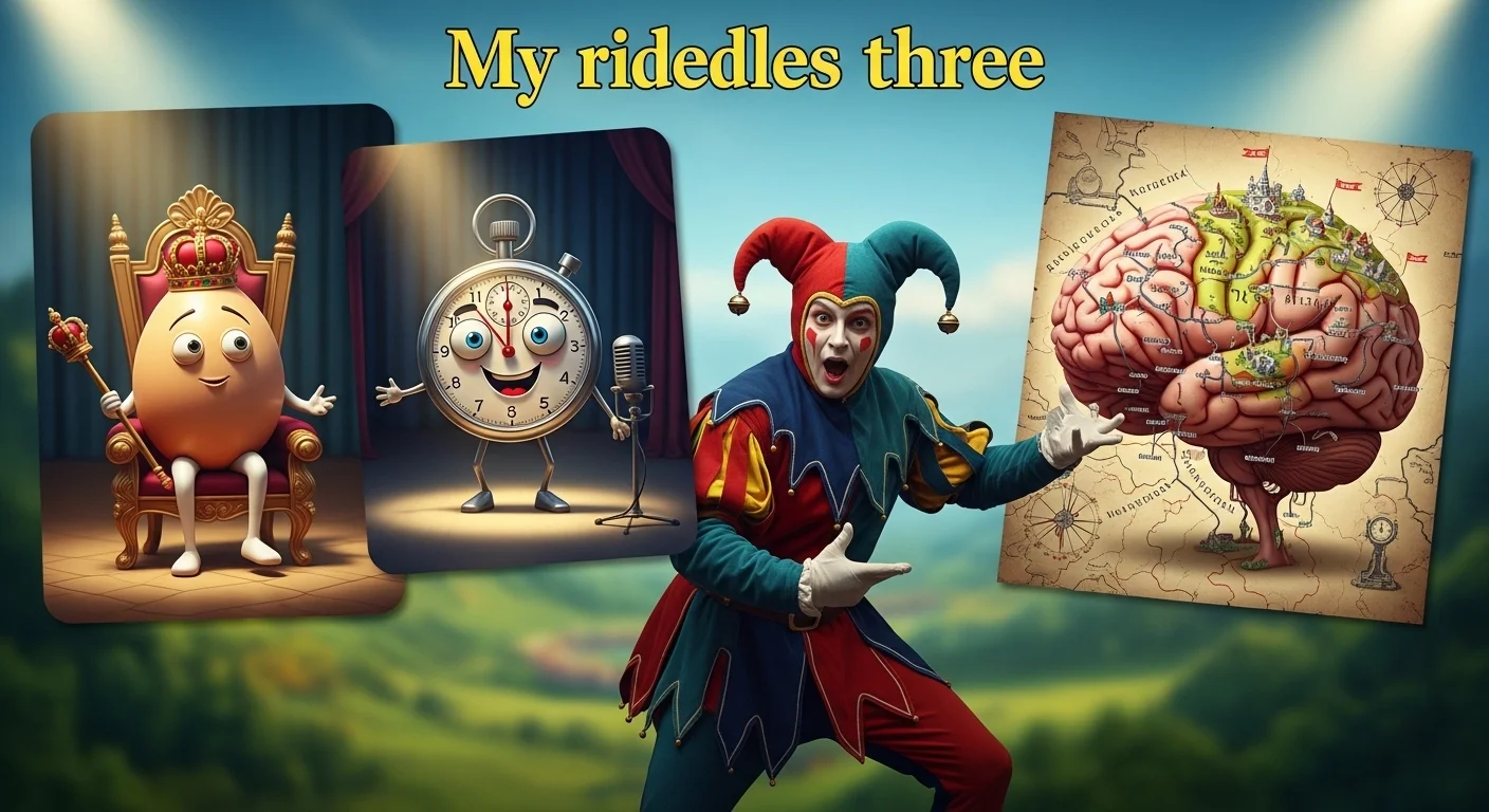 My riddles three with answers