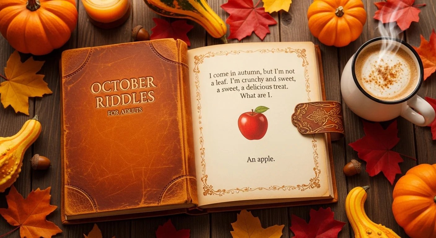 October Riddles for Adults with Answers