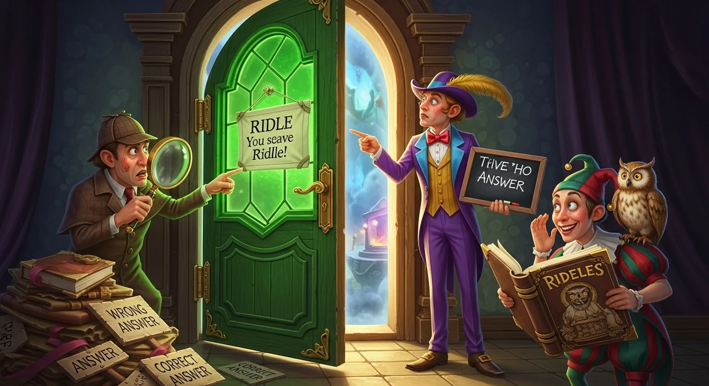 Riddles Similar to Green Glass Door with Answers