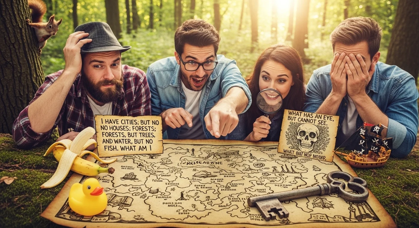 Treasure Map Riddles with Answers