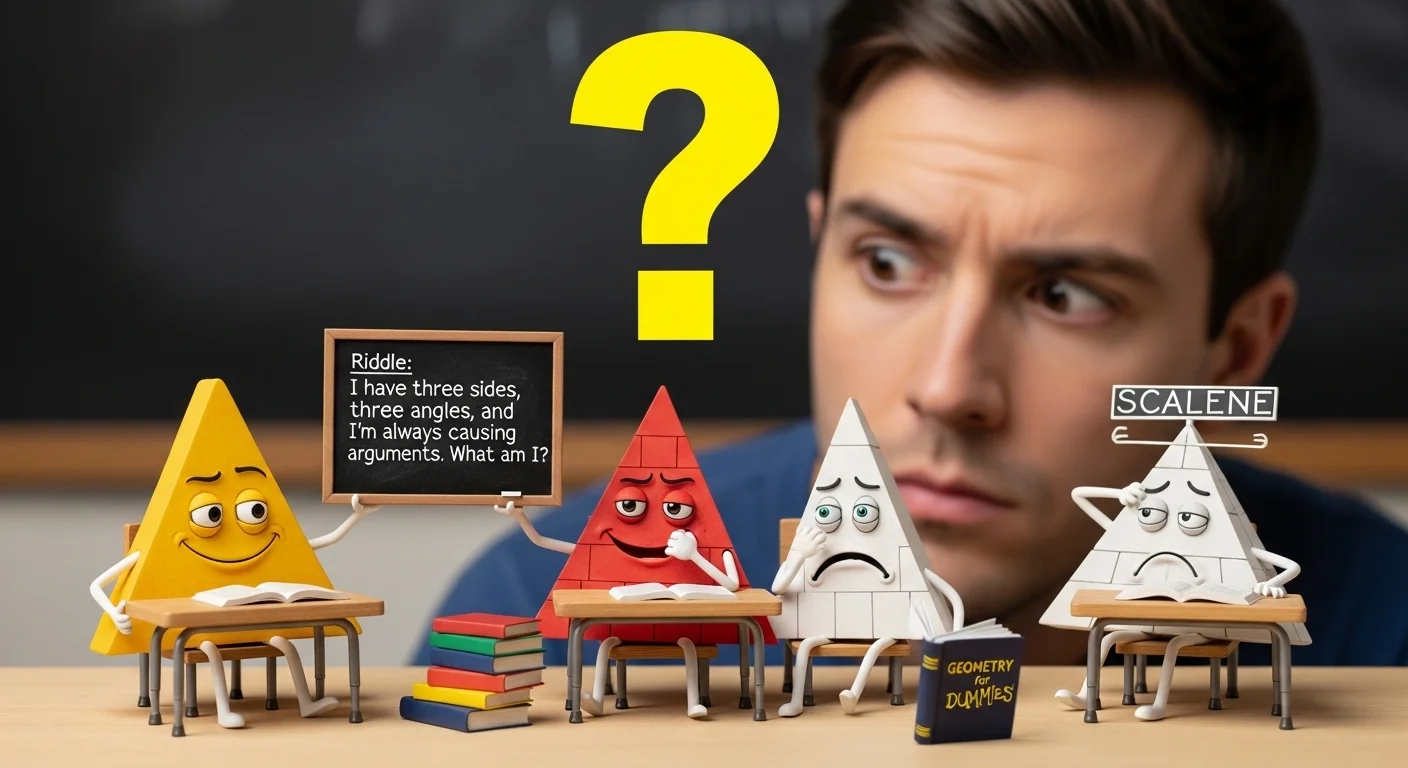 Triangle riddles with answers