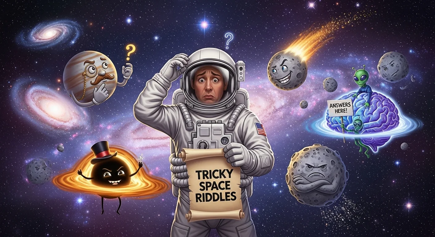 Tricky Space Riddles with Answers