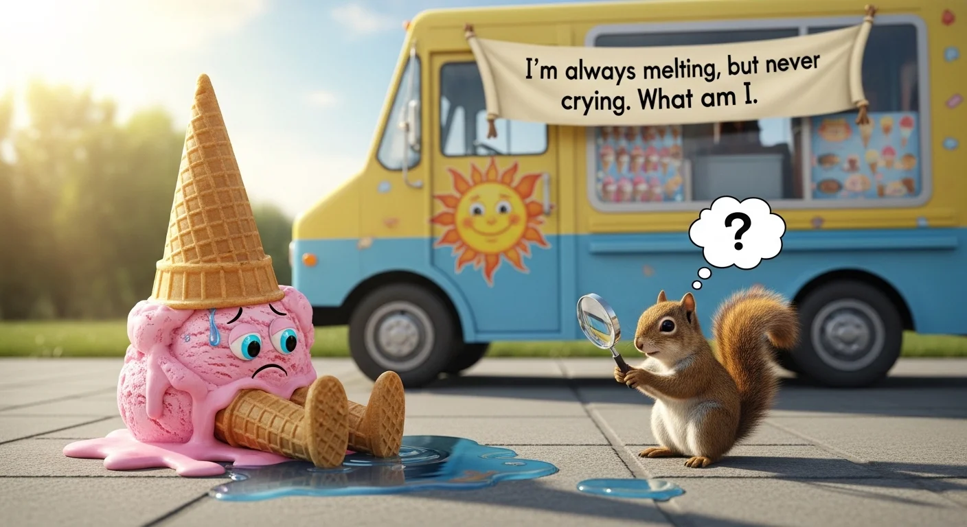 Tricky riddles about ice cream