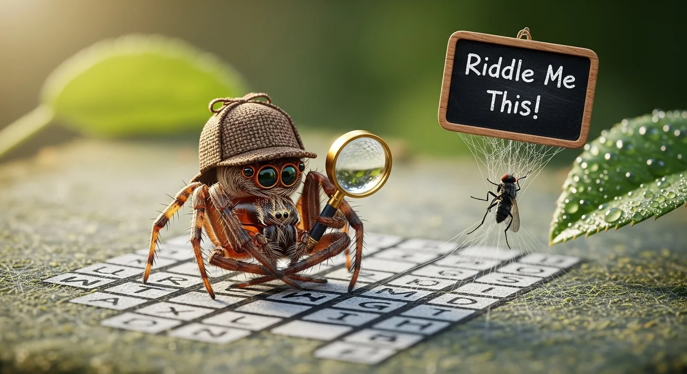 Tricky riddles about spiders