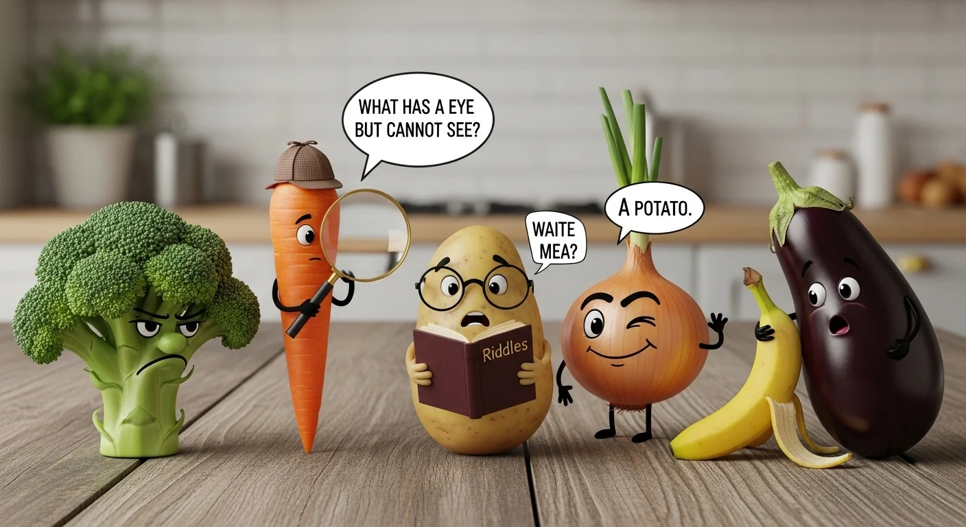 Vegetable riddles with answers