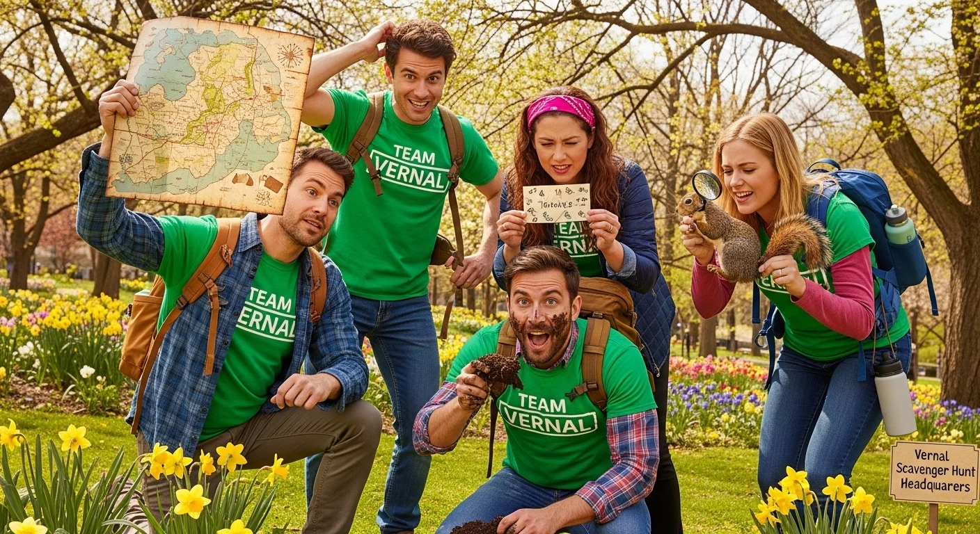 Vernal Scavenger Hunt Riddles for Adults