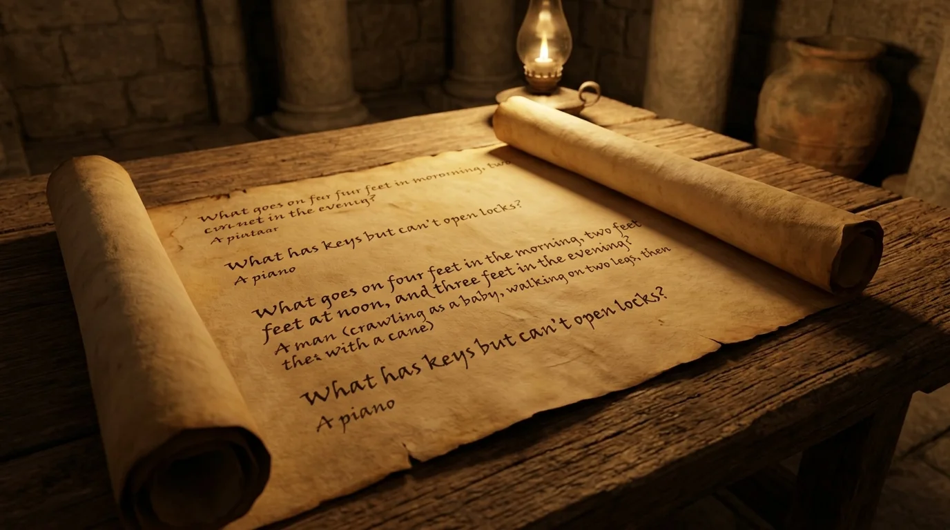 Antiquity riddles with answers