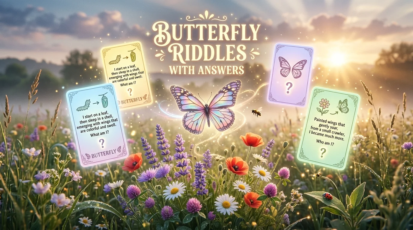 Butterfly riddles with answers