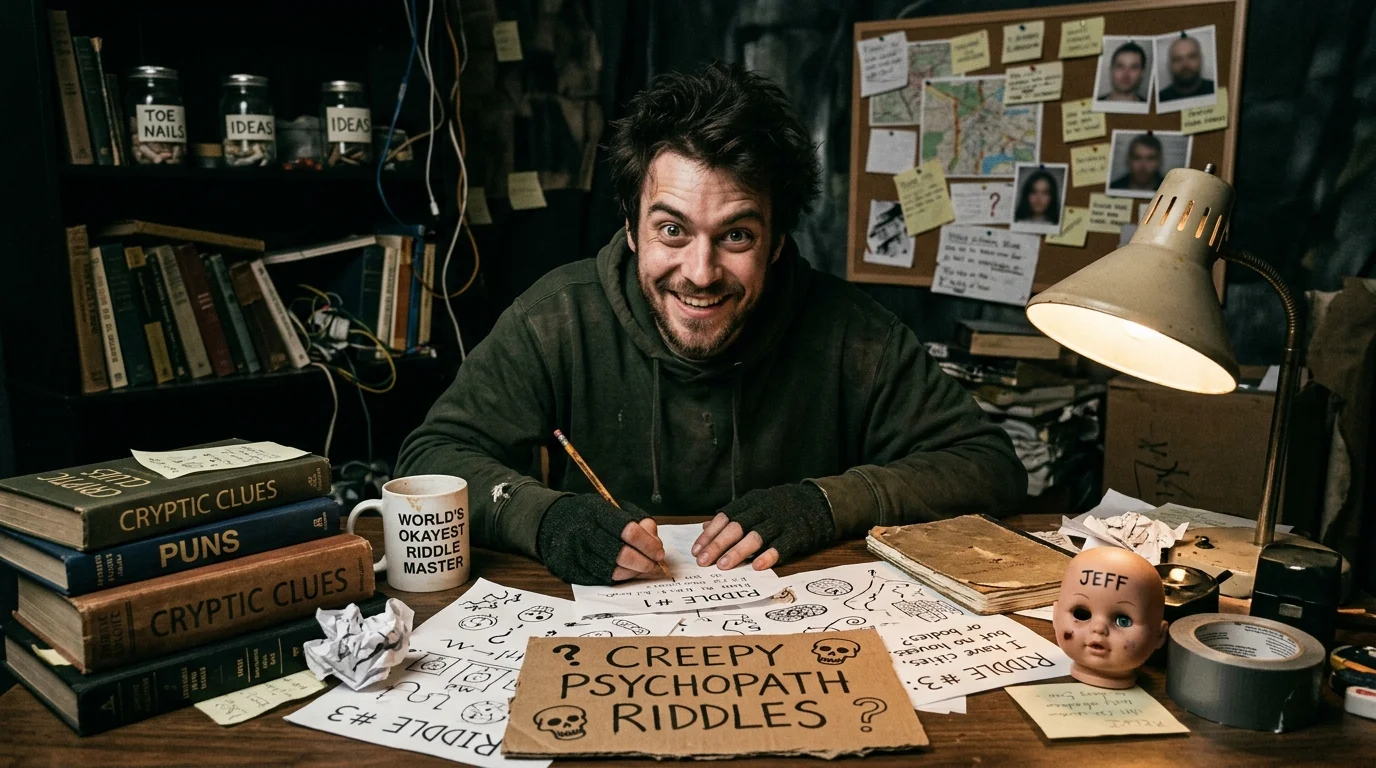 Creepy Psychopath Riddles with Answers