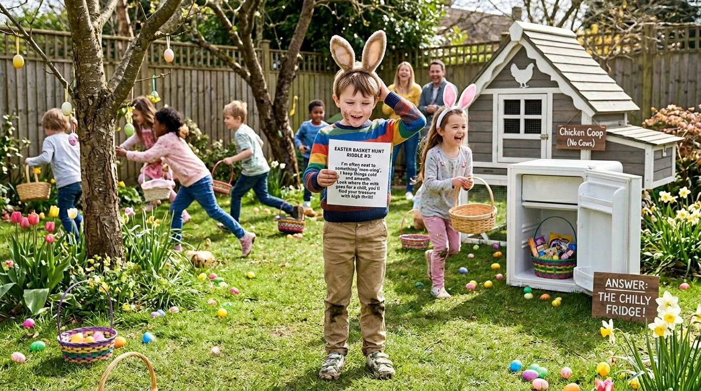 Easter Basket Hunt Riddles with Answers