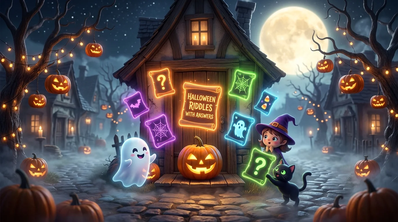 Halloween riddles with answers
