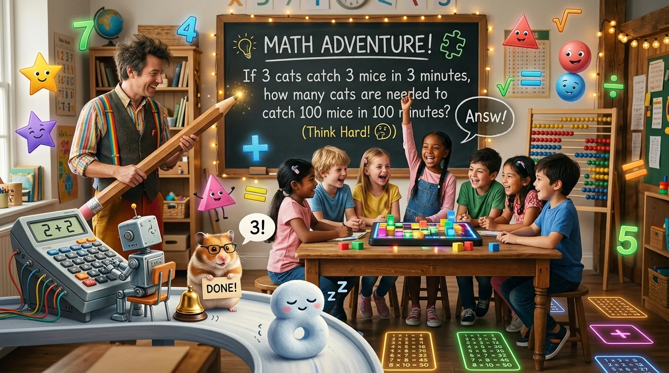 Math riddles for kids with answers