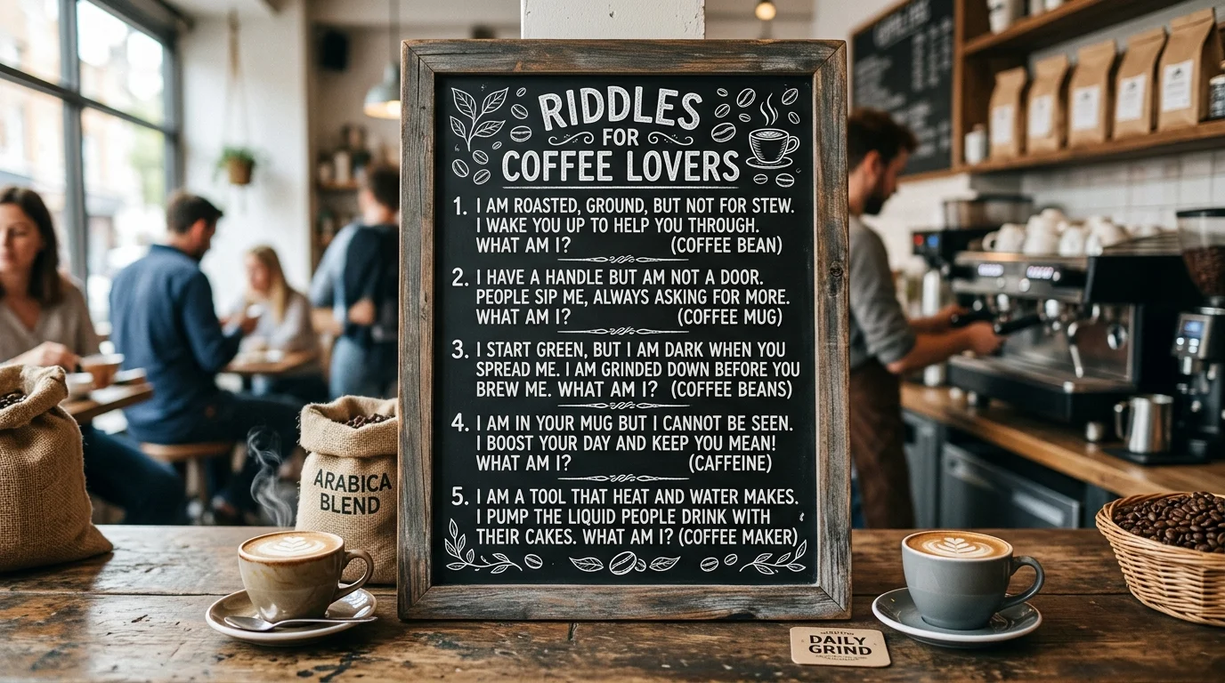 Riddles for Coffee with Answers
