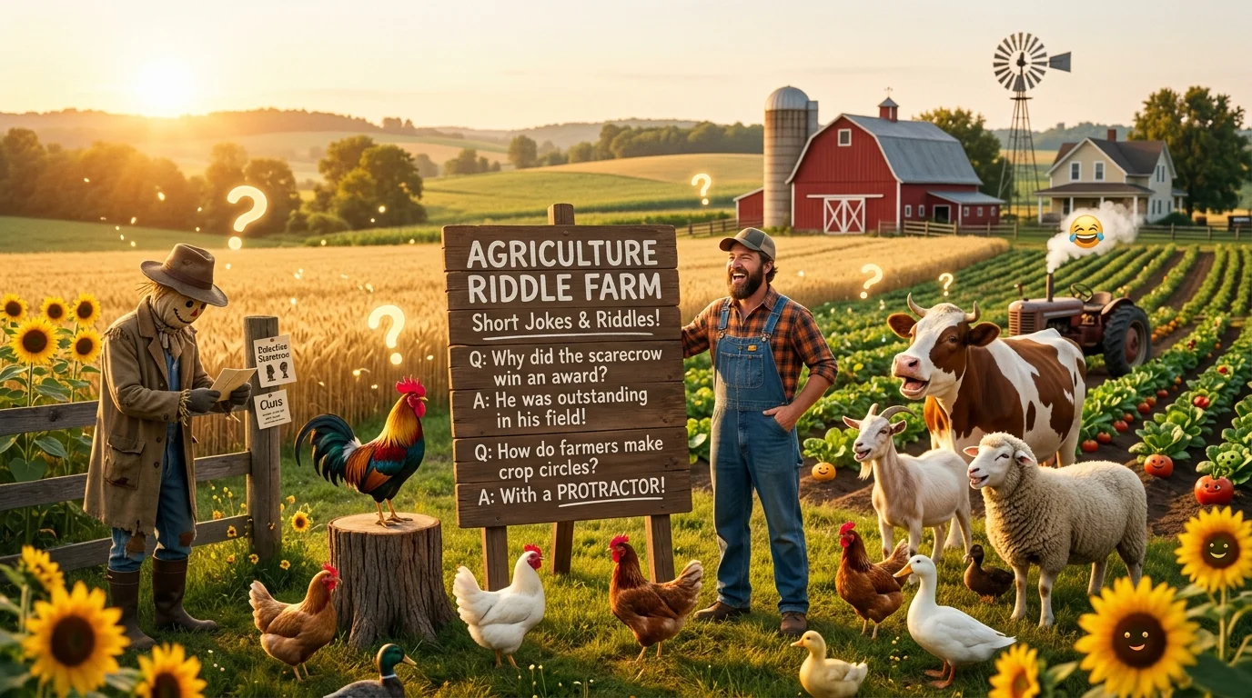 Agriculture Jokes and Riddles with Answers