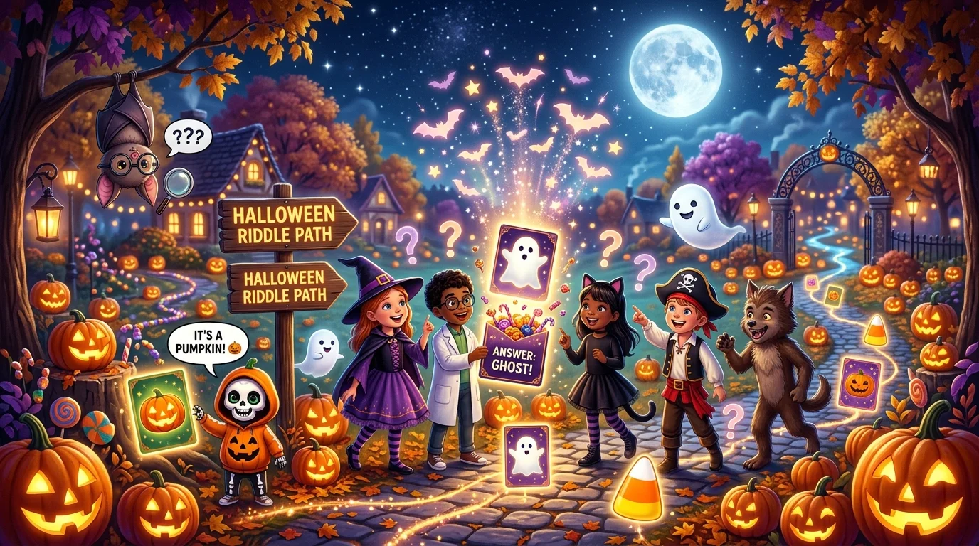 Funny Halloween riddles for kids with answers