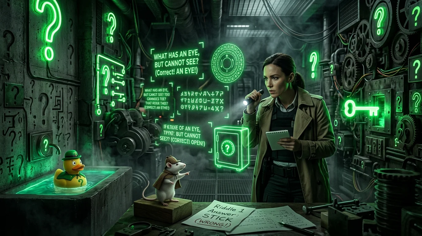 Riddler riddles with answers